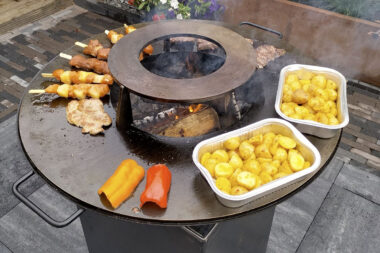 BBQ als buitenkachel