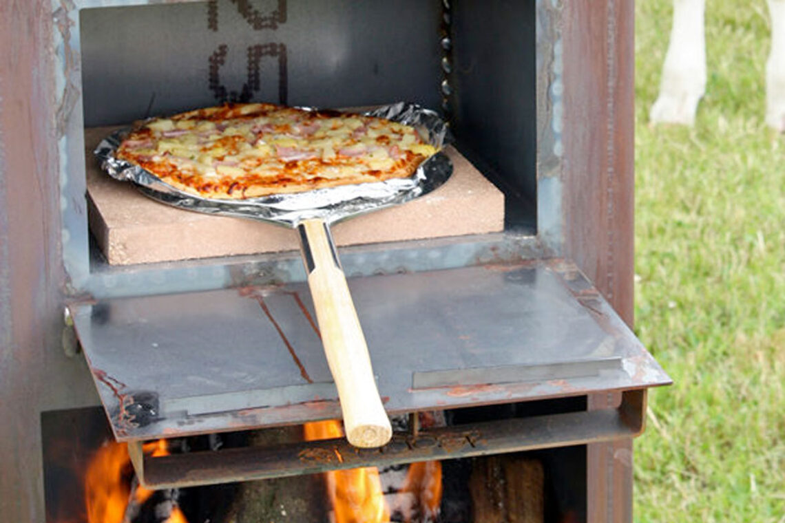 Tuinhaard met pizzaoven
