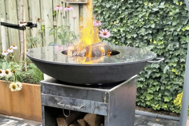tuinkachel met BBQ