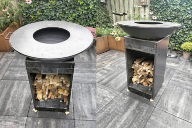 Tuinkachel met BBQ op maat