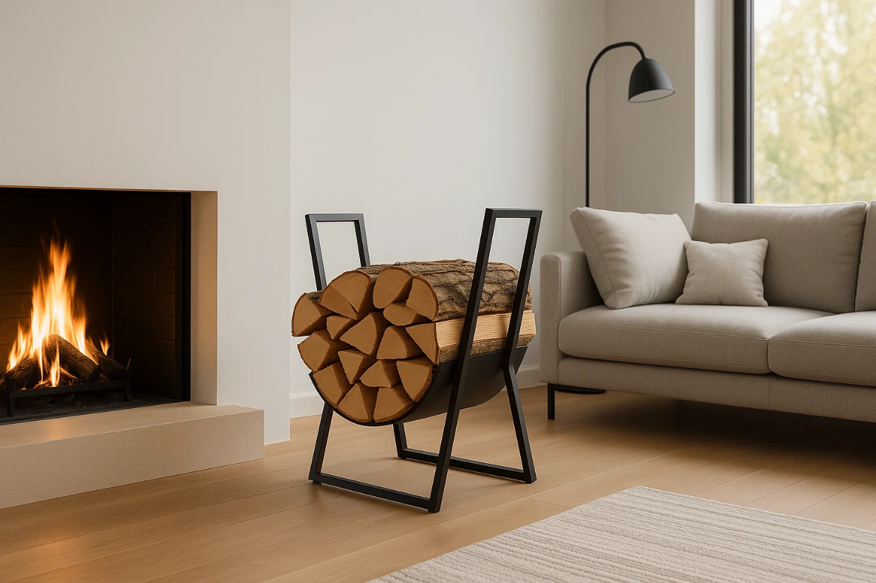 Kleine details, groots effect: De afwerking van je stalen haardhoutrek