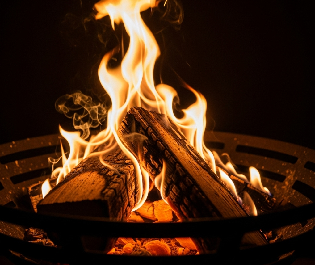 Haardhout voor de buitenhaard of vuurkorf: Welke houtsoorten zijn geschikt?