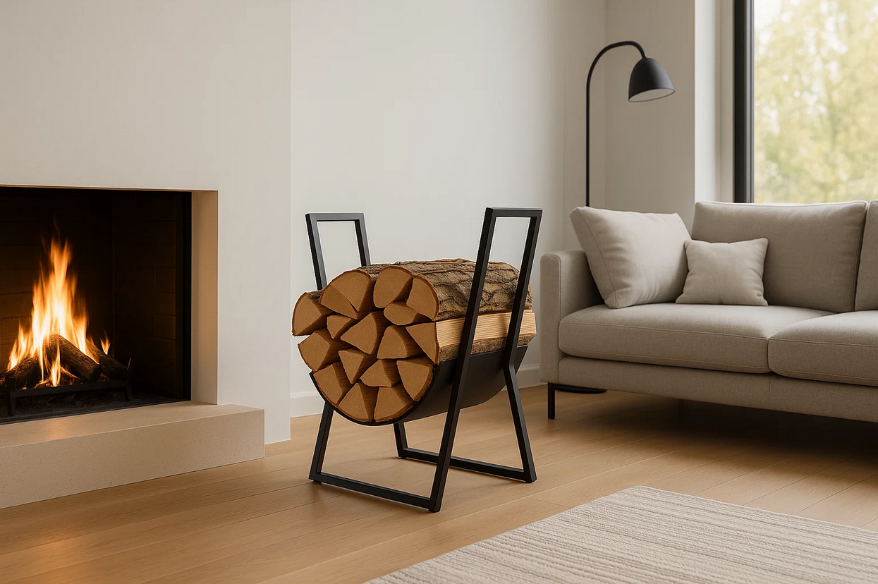 Stalen haardhoutrek laten maken: praktisch maatwerk met karakter