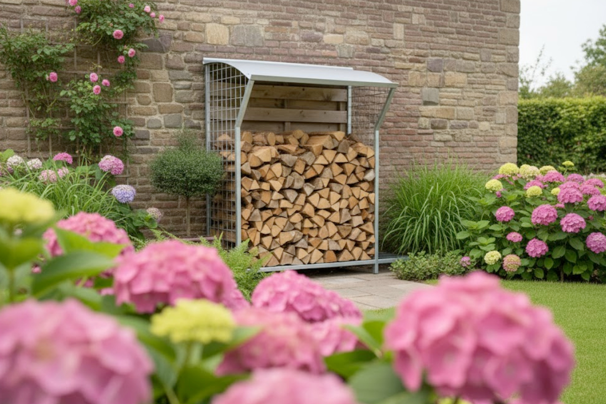 Haardhoutberging van staal kopen: stijlvol, stevig en onderhoudsarm