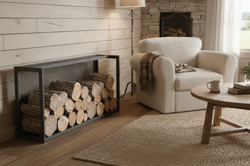 Haardhoutrek van staal