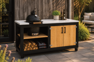 BBQ in tafel bouwen